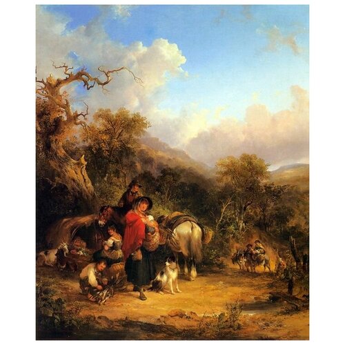       (A Rest by the Roadside)   50. x 61. 2300