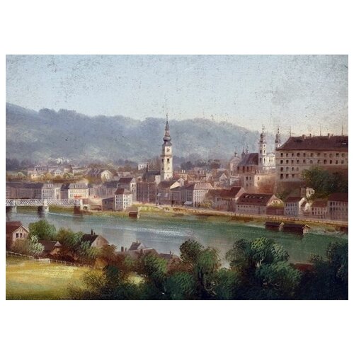       (View of Linz)   42. x 30. 1270