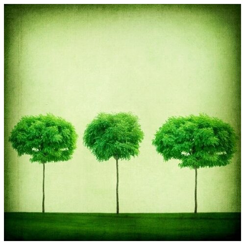    (Three trees) 60. x 60. 2570