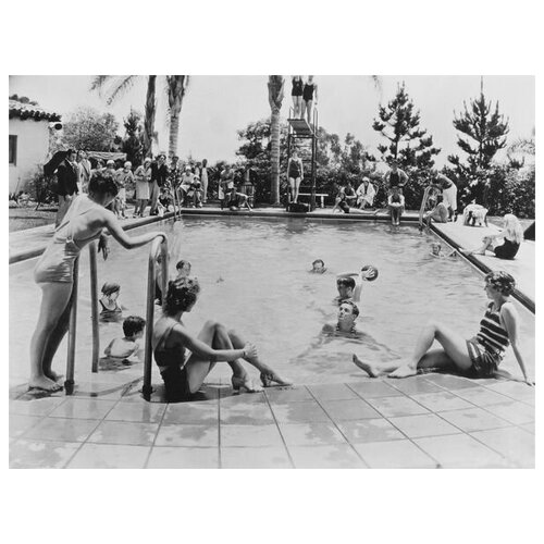      (The pool) 53. x 40. 1800