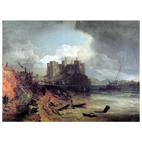     (Conway Castle) Ҹ  54. x 40. 1810