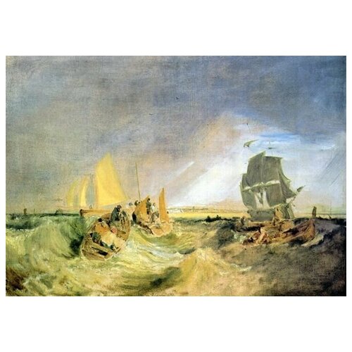        (Shipping at the Mouth of the Thames) Ҹ  42. x 30. 1270