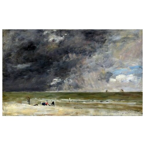       2 (The beach at Trouville)   65. x 40. 2070