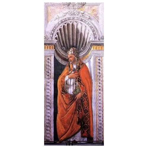      ,   II (Portrait of the pope, Staint Sixtus II)   30. x 72. 1910