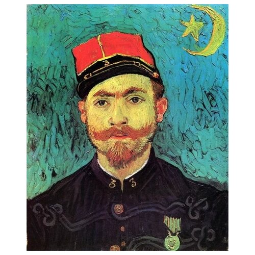     ,    (Portrait of Milliet, Second Lieutenant of the Zouaves)    50. x 61. 2300