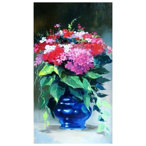       (Flowers in a vase) 60   40. x 72. 2250