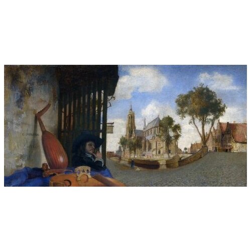      (A View of Delft)   80. x 40. 2440