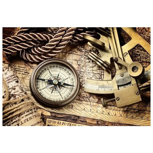       (Map and compass) 10 45. x 30. 1340