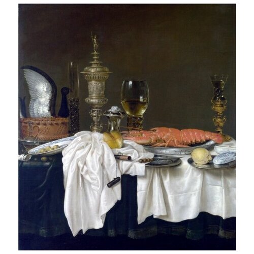       (Still Life with a Lobster)    50. x 57. 2190