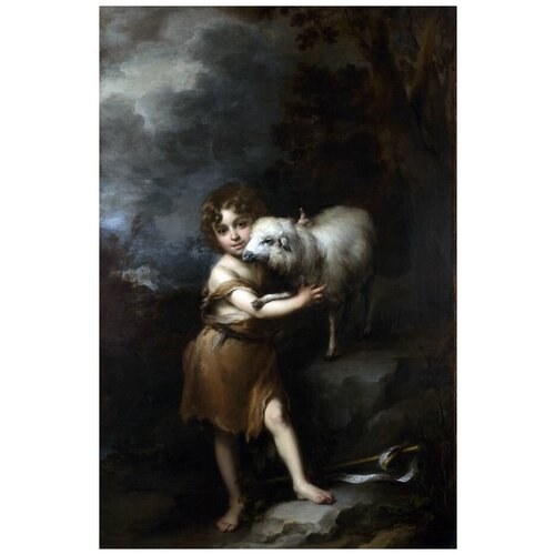         (The Infant Saint John with the Lamb)    40. x 61. 2000