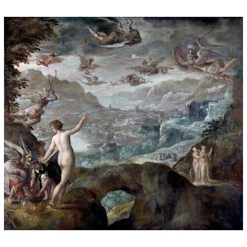        (Landscape with the Expulsion of the Harpies)   34. x 30. 1110