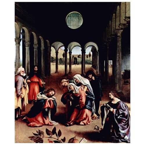        (Christ's Farewell to Maria)   40. x 49. 1700
