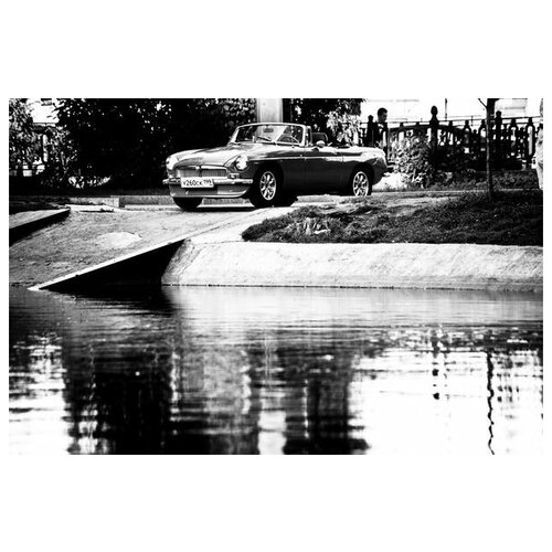       (Car by the lake) 1 75. x 50. 2690