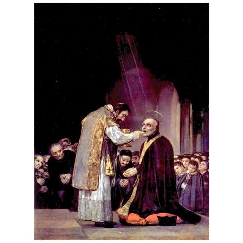        (The Last Communion of St. Joseph of Calasanza)   30. x 41. 1260