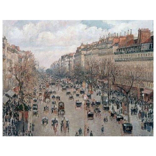    (Boulevard Monmartre in Paris)   39. x 30. 1210