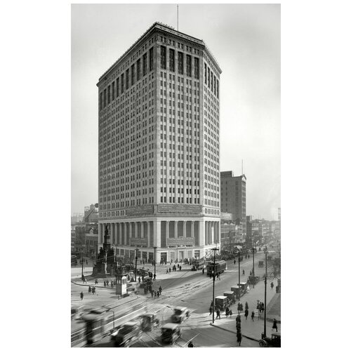       (Building in Detroit) 40. x 66. 2120