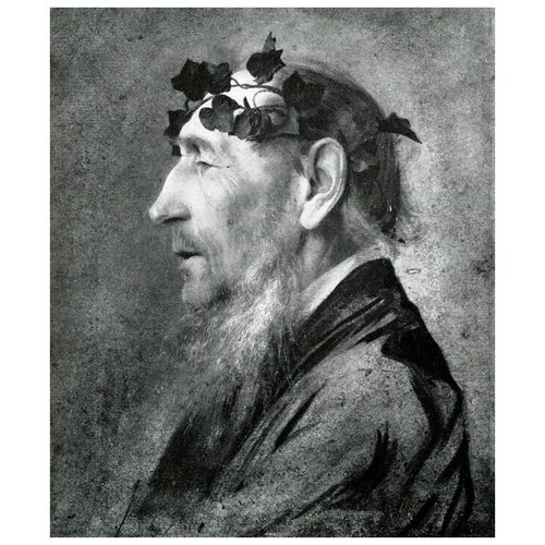        (Old man with ivy wreath)   40. x 48. 1680