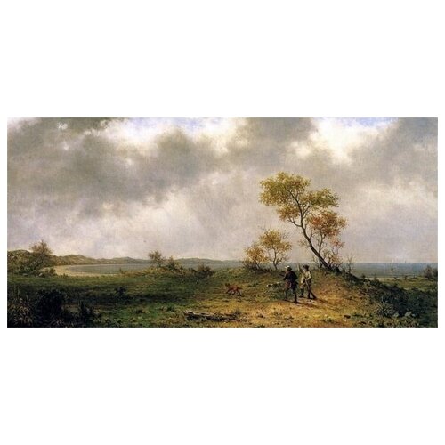      (Two Hunters in a Landscape)    82. x 40. 2490