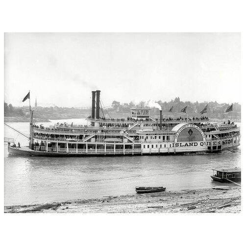       (Steamboat in Ohio) 66. x 50. 2420