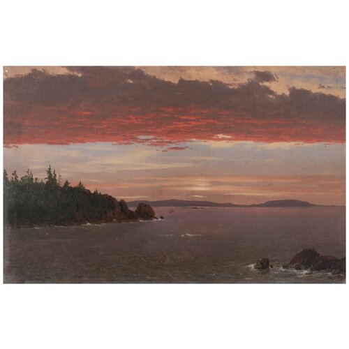       (1850-1855) (Schoodic Peninsula from Mount Desert at Sunrise) ׸   47. x 30. 1390