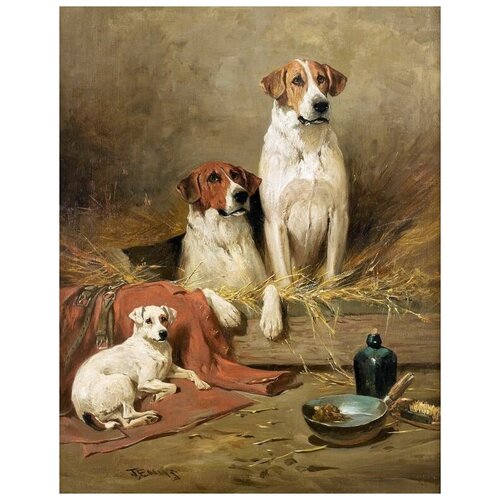       (Foxhounds and a Terrier)   50. x 64. 2370