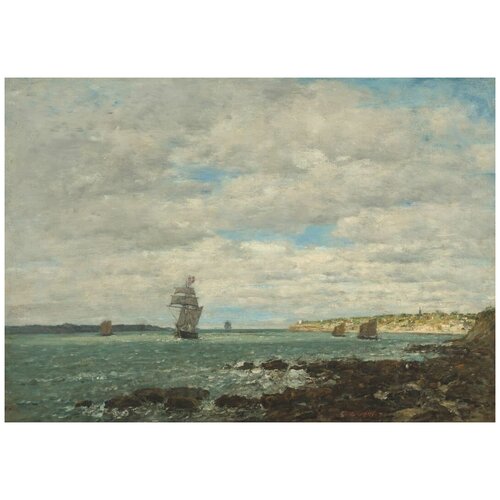      (1870) (Coast of Brittany)   43. x 30. 1290