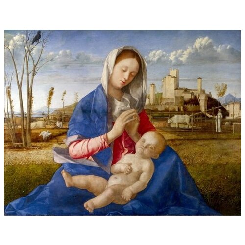       (Madonna of the Meadow)   51. x 40. 1750