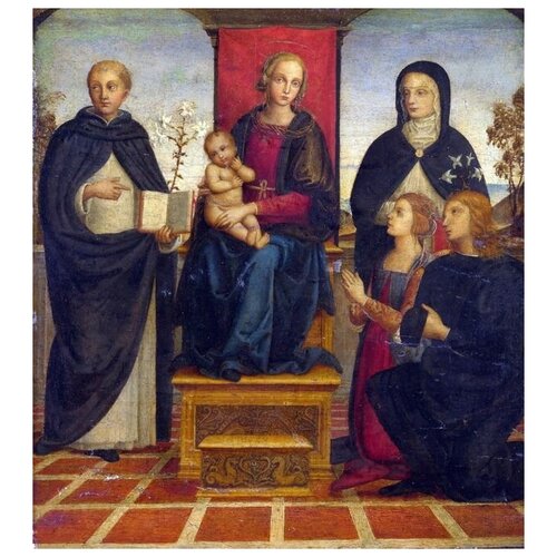         (The Virgin and Child with Saints) 2   40. x 44. 1580
