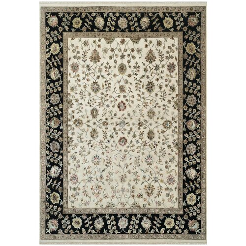    2,44  3,08   , ,  Kashan gold 10/10 SK-120-Ivory/Black 260500